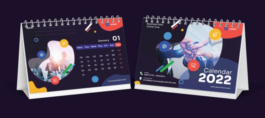 Premium Template Calendar 2022
